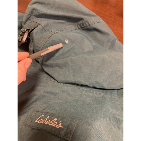Cabela's Dry-Plus Hooded Outdoor Jacket Size XL Green - Picture 7 of 9